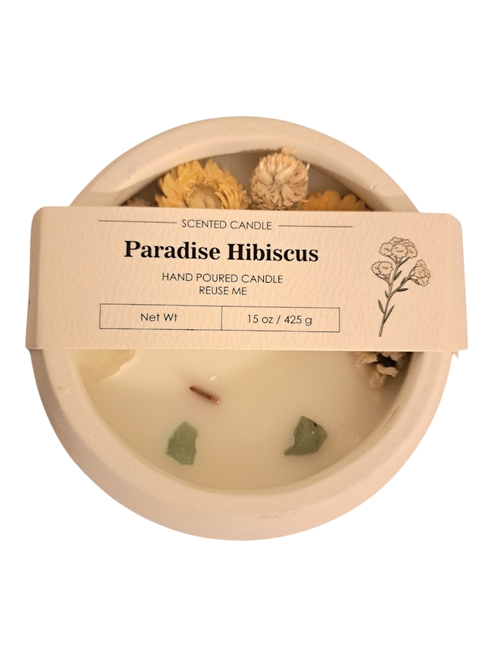 Home & Nature Paradise Hibiscus Scented Candle
